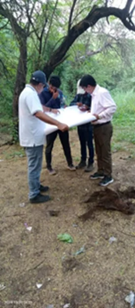 Field verification with GSI officials