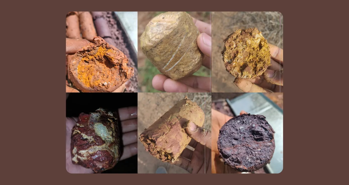 Laterite samples